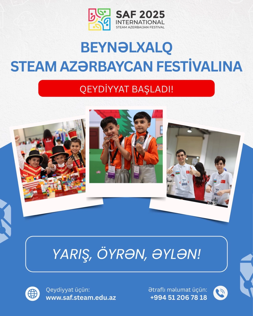 Registration for the International STEAM Azerbaijan Festival is now open!