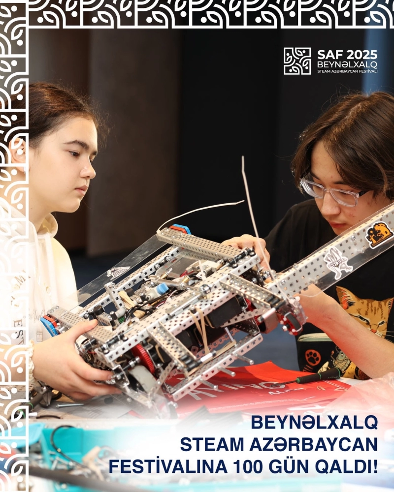 100 days left until the International STEAM Azerbaijan Festival!